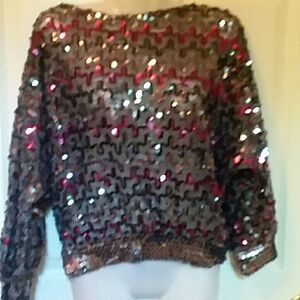 Sequin Stretchable Blouse